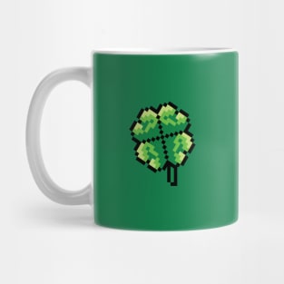 Pixel shamrock Mug